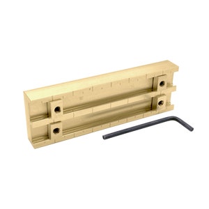 NEW---- 4 inch Double Line Alphabet Holder•Made in USA•Brass•Leatherwork•Branding•
