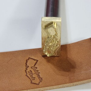 California State Made Stamps, Made in the USA, Handle included