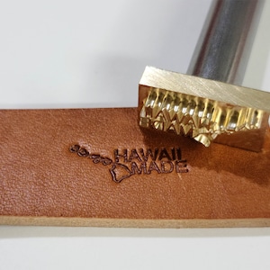 Hawaii State Made Stamps, Made in the USA, Handle included