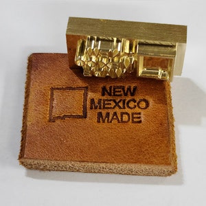 New Mexico State Made Stamps, Made in the USA, Handle included