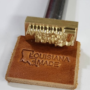 Louisiana State Made Stamps, Made in the USA, Handle included