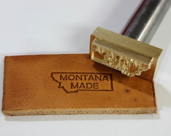 Montana State Made Stamps, Made in the USA, Handle included
