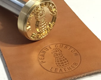 Custom Leather Stamps • Made in USA • 3/8 thick  Brass