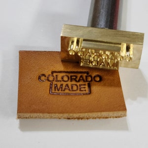 Colorado State Made Stamps, Made in the USA, Handle included