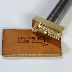 New York State Made Stamps, Made in the USA, Handle included