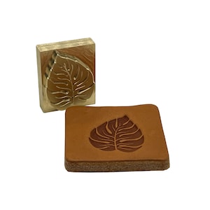 Botanical Style G • Made in the U.S.A Stamp • Made in USA • 3/8 thick  Brass