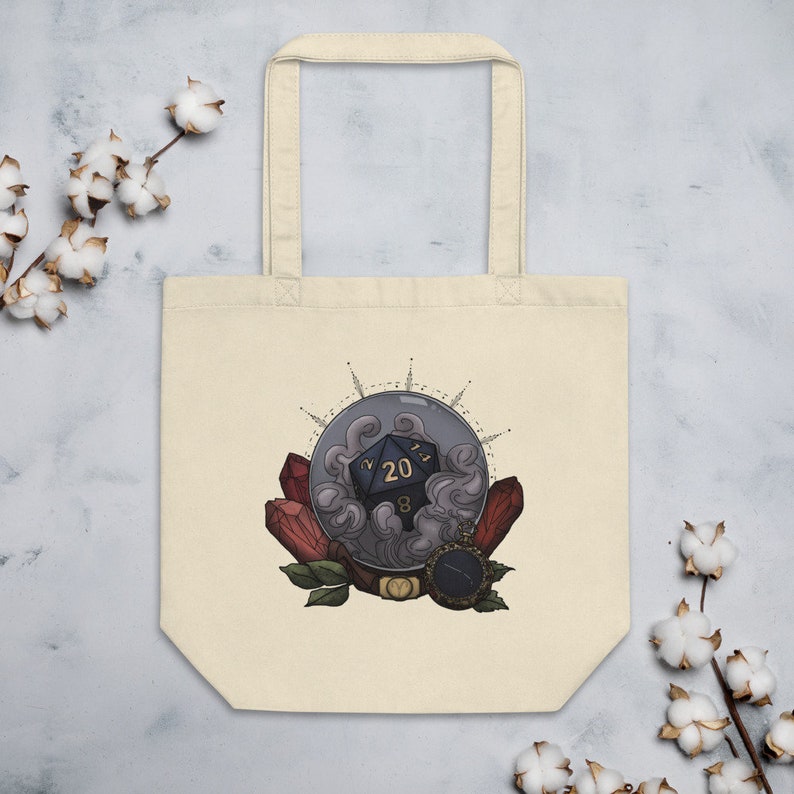 Zodiac D/&D Tabletop Gaming Aries D20 Tote Bag