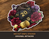 Vampire D20 Die-Cut Vinyl Sticker - D&D Dungeons and Dragons Tabletop RPG TTRPG Stickers