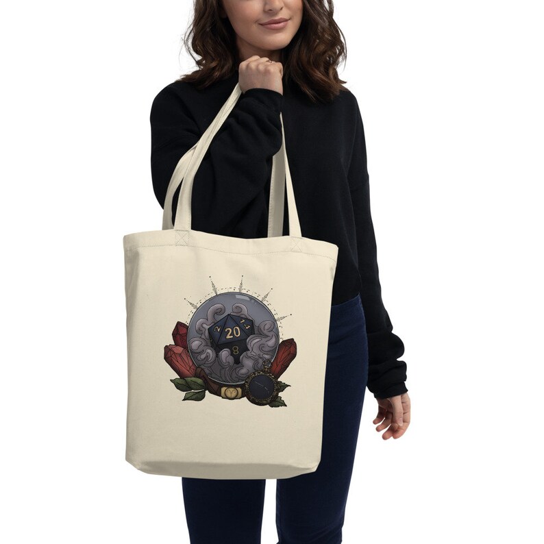 Zodiac D/&D Tabletop Gaming Aries D20 Tote Bag