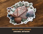 Alchemist D20 Die-Cut Vinyl Sticker - D&D Dungeons and Dragons Tabletop RPG TTRPG Stickers