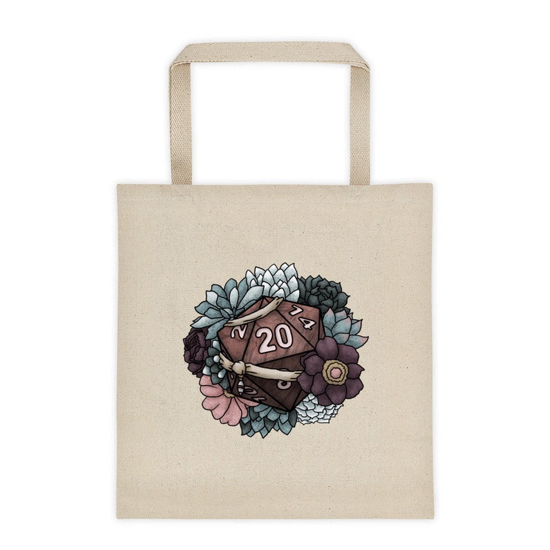 D/&D Tabletop Gaming Monk Class D20 Tote bag
