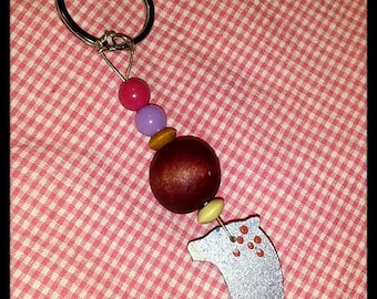 This Little Piggy Went To Market Key Chain