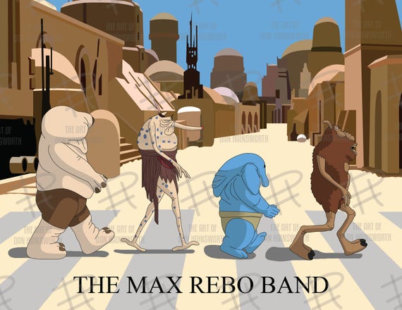 La banda de Max Rebo - Etsy México
