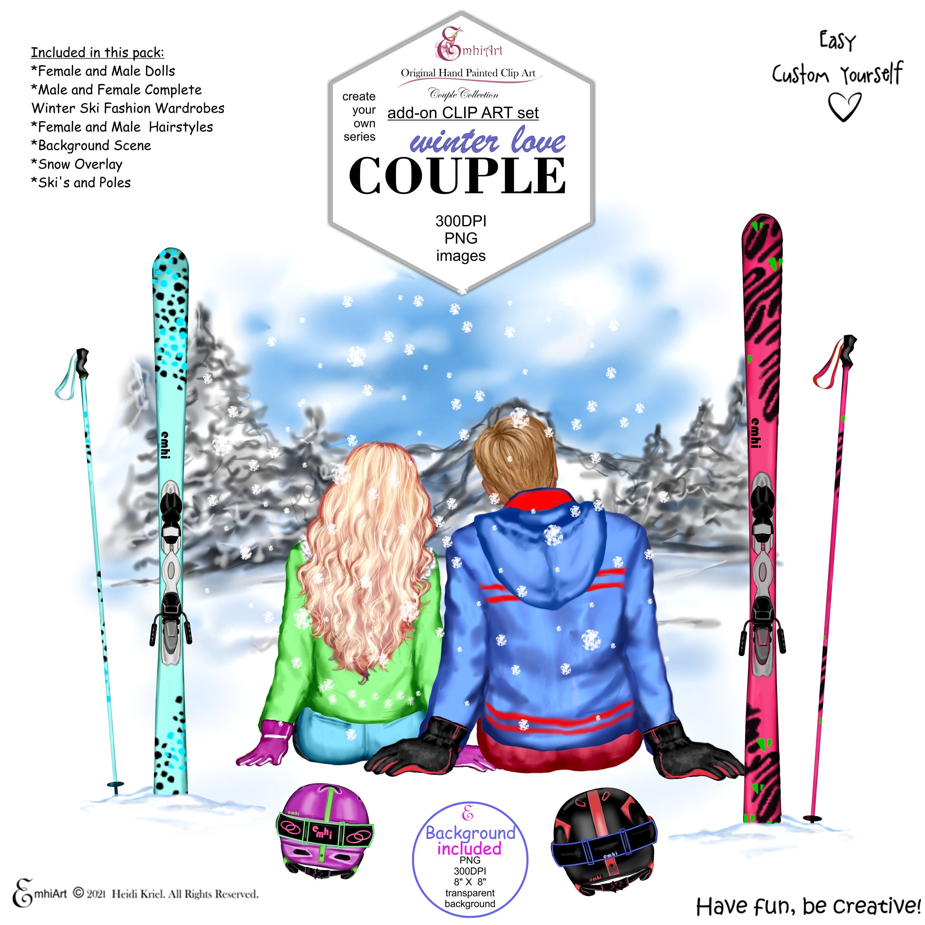 Ski Jacket Clipart Etsy