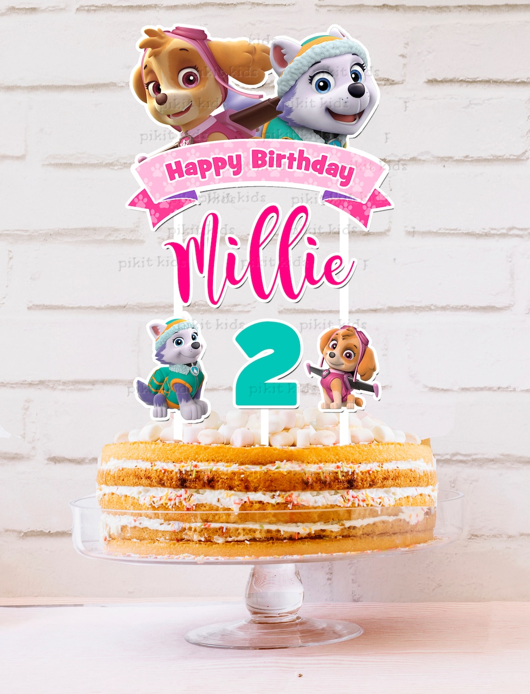 Paw Patrol Skye Printable Cake Topper Age Skye Paw Patrol Digital paw-patrol-skye-printable-cake-topper-age-skye-paw-patrol-digital