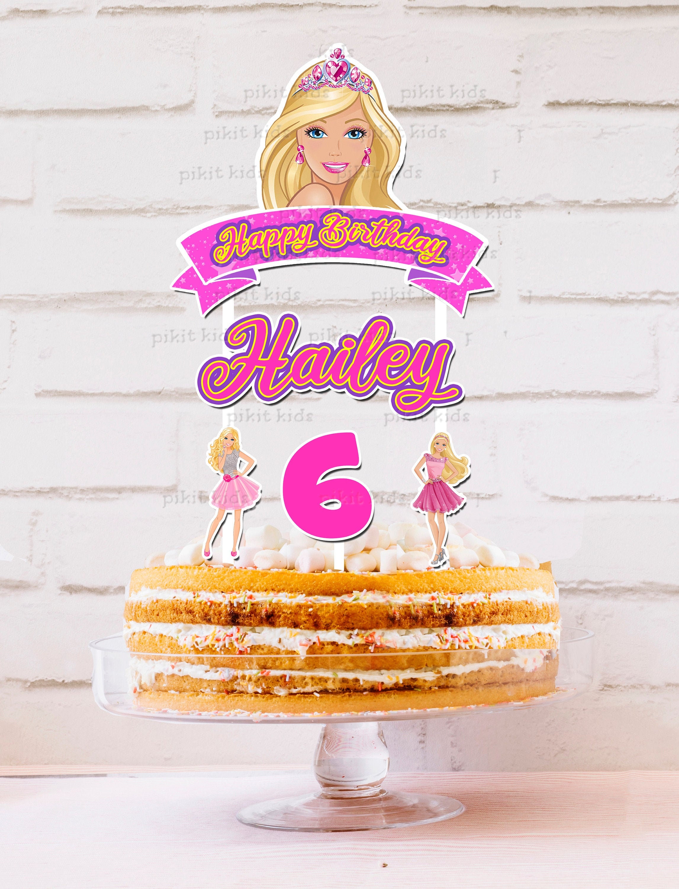 Black Barbie Cake Topper
