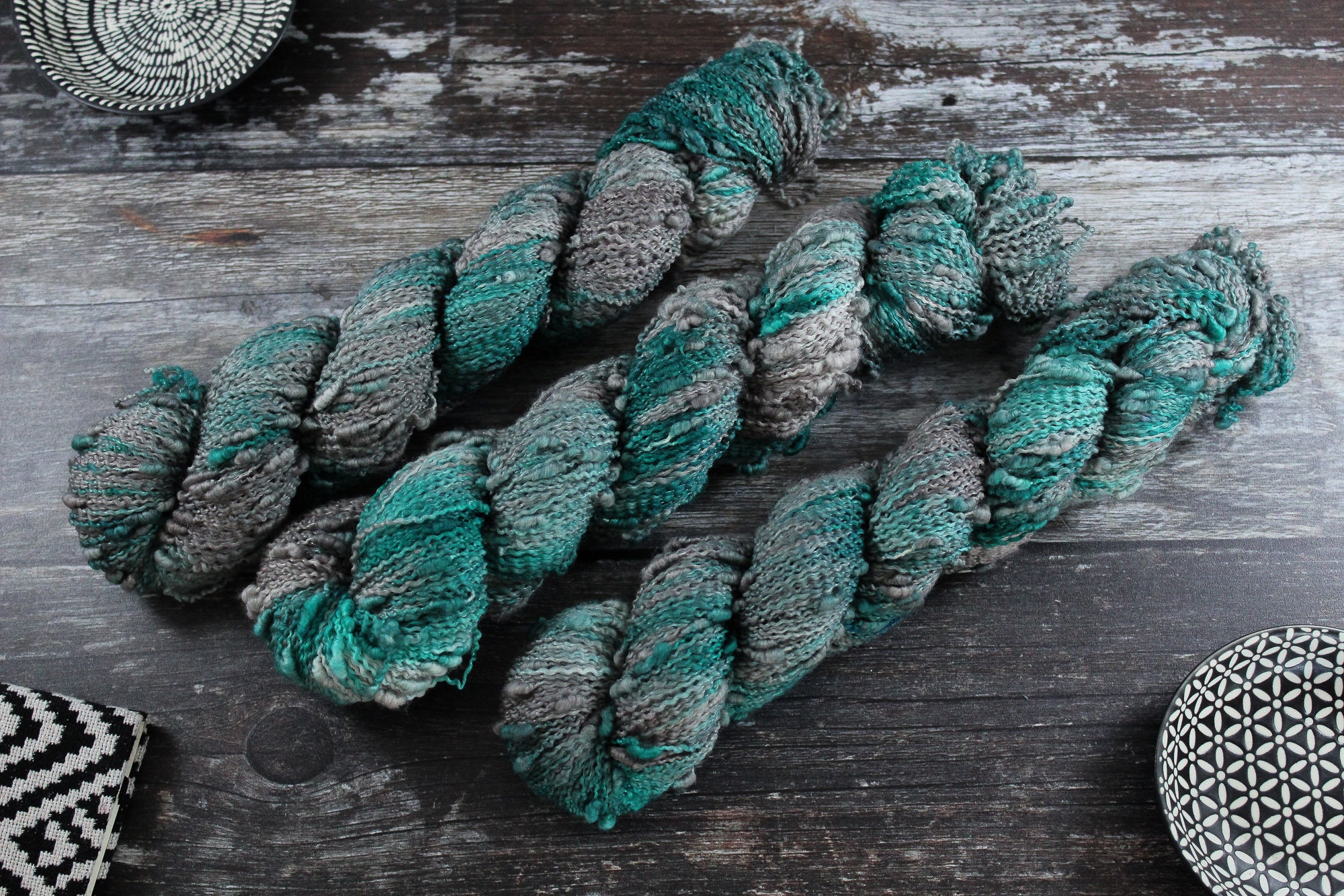 Handdyed Slub Yarn Needlepoint Yarn