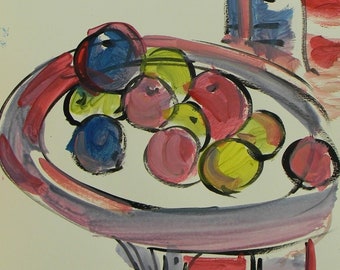 Jose Trujillo Acrylic Painting Contemporary Abstract Signed Design Abstraction