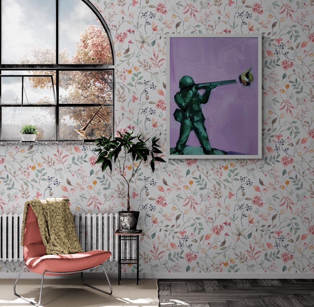 Jose Trujillo Large 30x40" Canvas Print Impressionist Still Life Toy ...