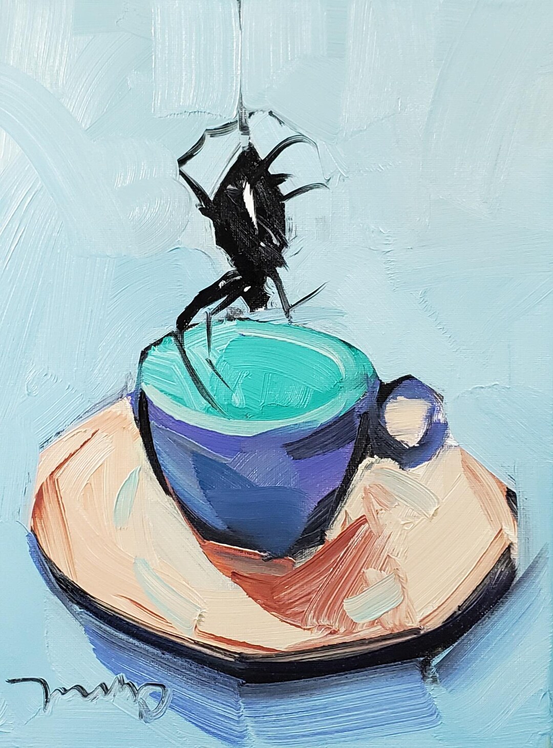 Still Life Spider Art PRINT of an Oil Painting by Artist Jose Trujillo ...