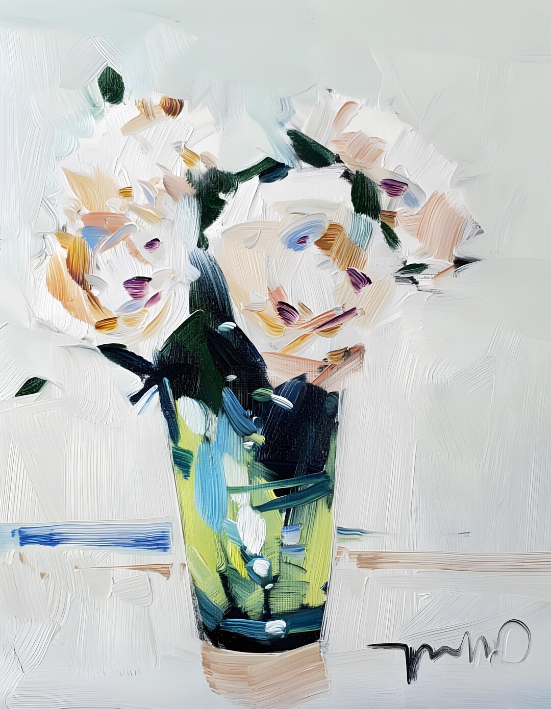 Still Life Flowers Art PRINT by Original Artist Jose Trujillo 16x20 - Etsy