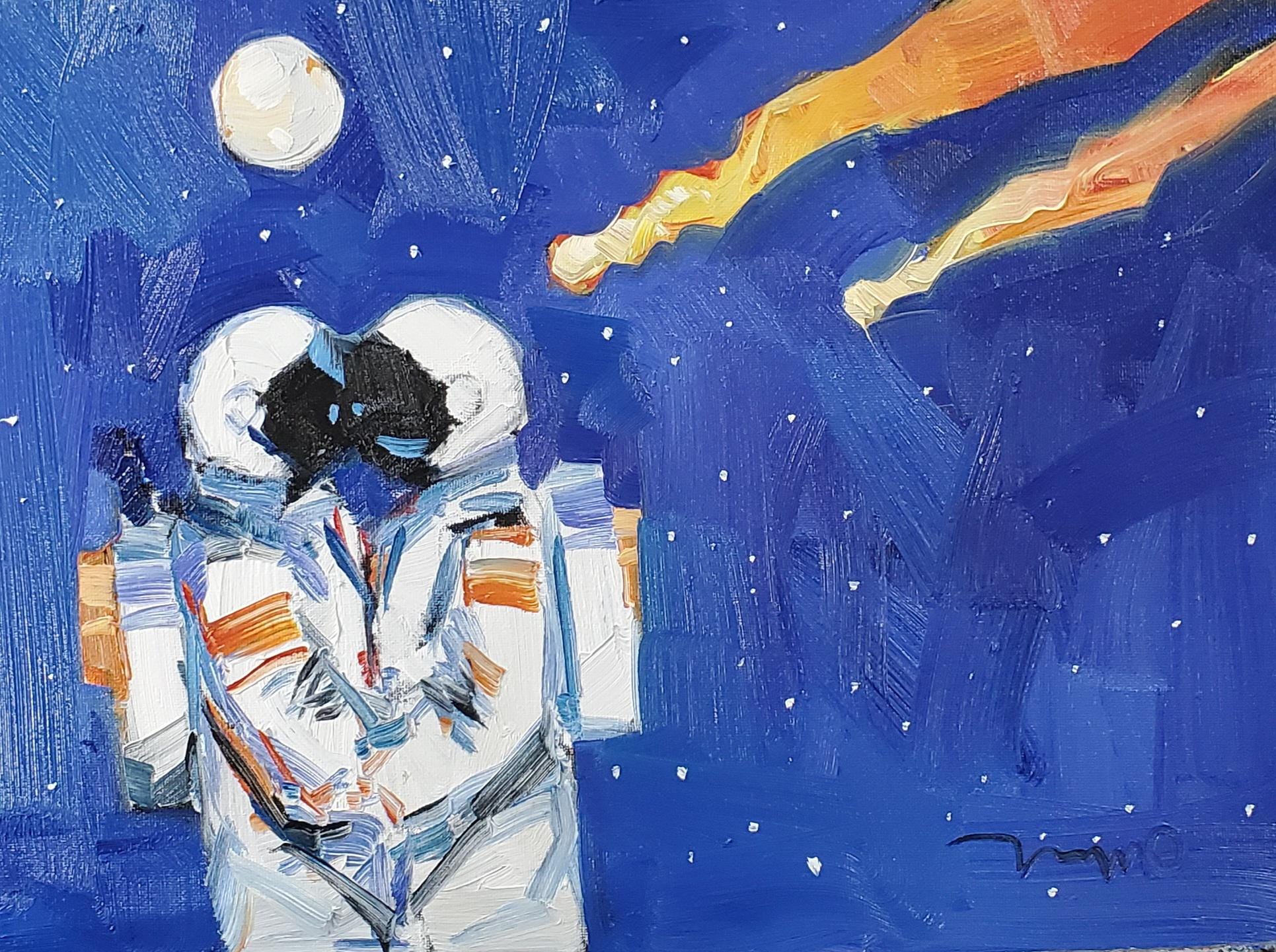 宇宙愛ロマンティックアート アーティスト Jose Trujillo による油絵の