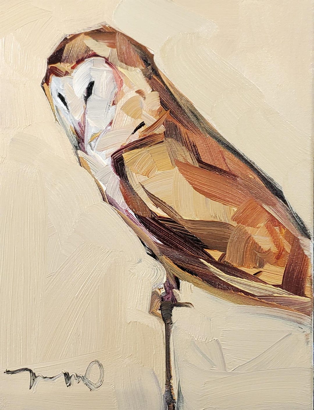 Owl Art PRINT of an Oil Painting by Artist Jose Trujillo 16x20 - Etsy