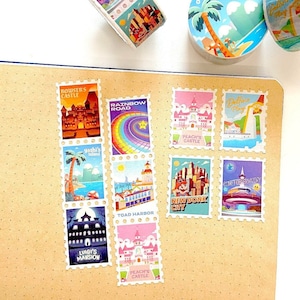 Pilzreich Ziele Stempel Washi Tape 25 mm x 5 m