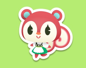 Poppy Cute Vinyl Sticker - Animal Crossing