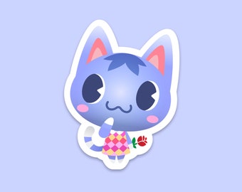 Rosie Cute Vinyl Sticker - Animal Crossing