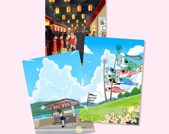 Travel Japan 8"x10 or 11"x14" Print / Poster