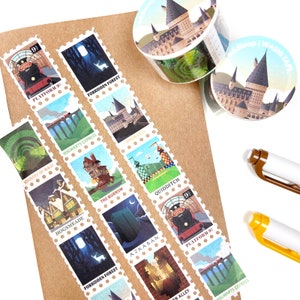 Magical Destinations Stamp Washi Tape 25mm x 5m