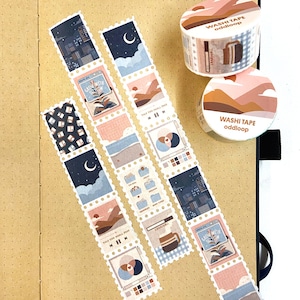 Lofi Stamp Washi Tape 25mm x 5m