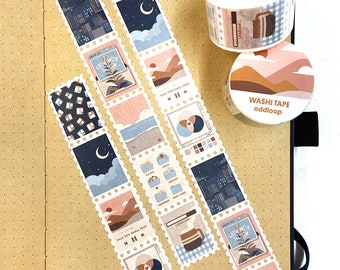 Lofi Stamp Washi Tape 25mm x 5m