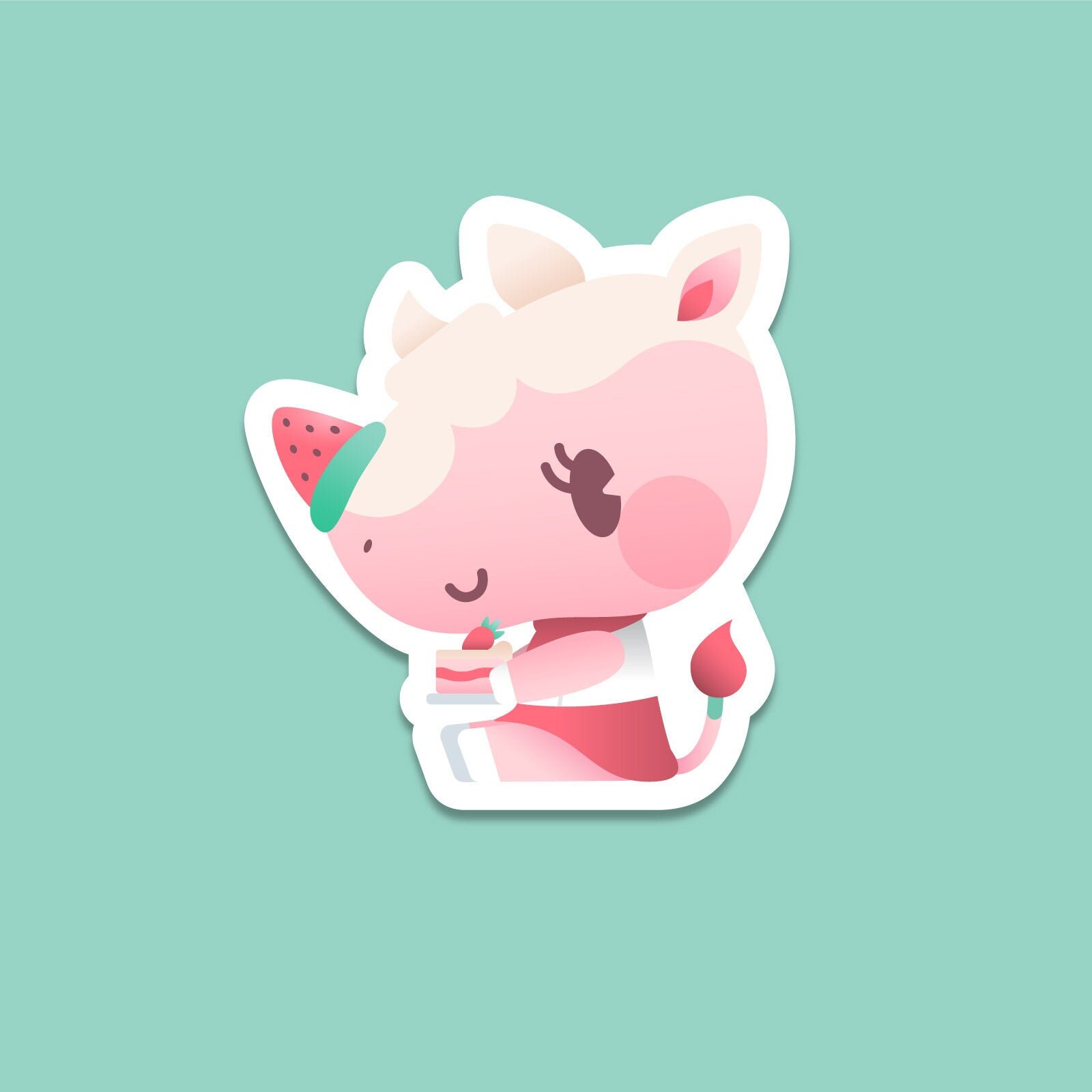 Apple Marshal Merengue. Animal Crossing Frosted Cookie Stickers Sherb Vynl stickers Cookie Muffy