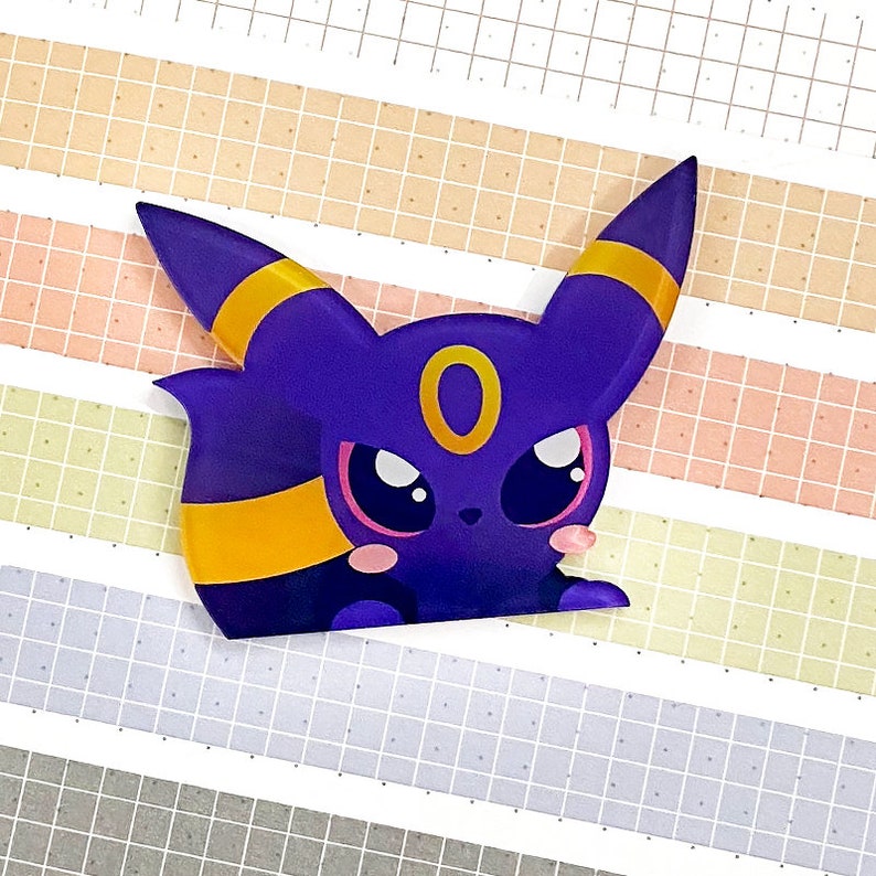 Washi Cutter Eeveelutions All 9 Available Umbreon (A Grade)