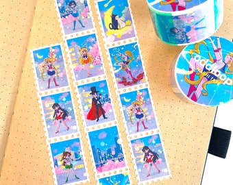 Moon Prism Stamp Washi Tape 25mm x 5m