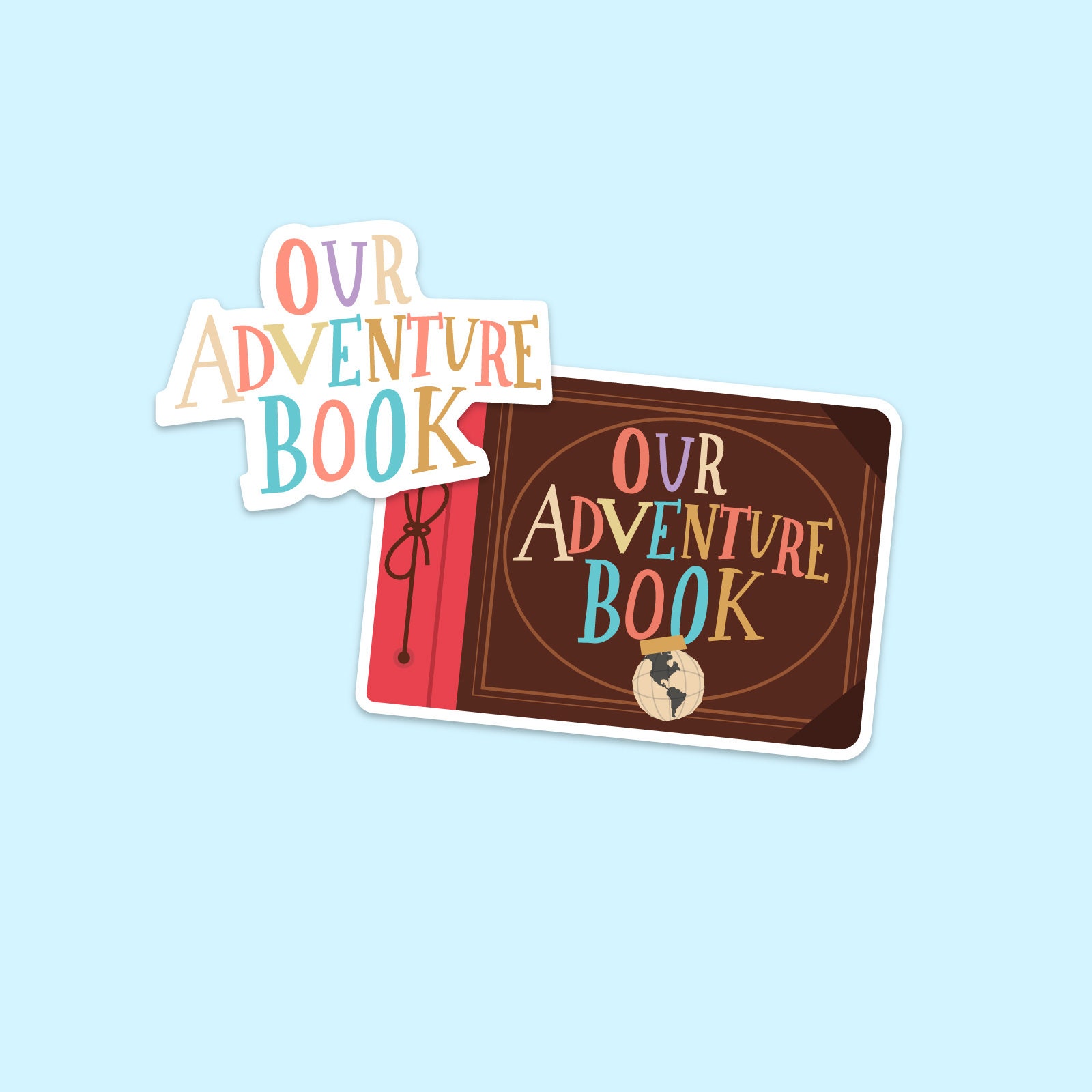 Pixar UP Our Adventure Book/Fund Sticker/Decal (Decoration) (PDF/PNG)