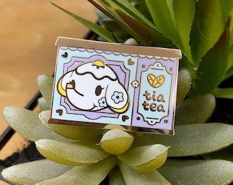 Tia Tea Enamel Pin - Animal Crossing