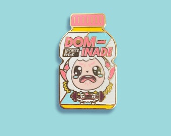Dom Sports Drink Enamel Pin - Animal Crossing
