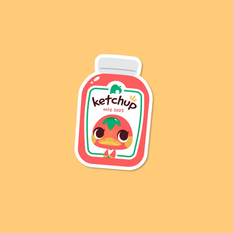 Animal Crossing Vinyl Sticker Kid Cat Kit Kat Tangy OJ Tia Etsy