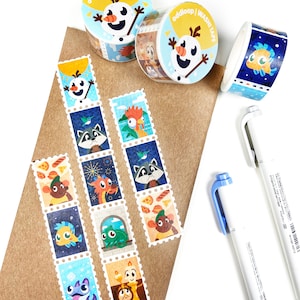 Fairytale Sidekicks Stamp Washi Tape 25mm x 5m
