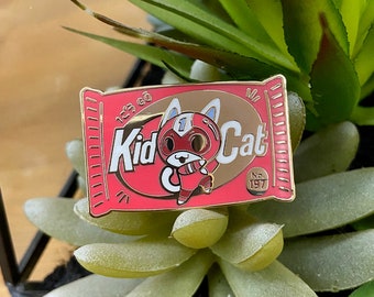 Kid Cat Kit Kat Enamel Pin - Animal Crossing
