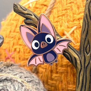 Cute Bat Halloween Enamel Pin