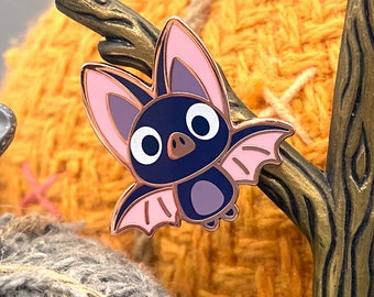 Cute Bat Halloween Enamel Pin