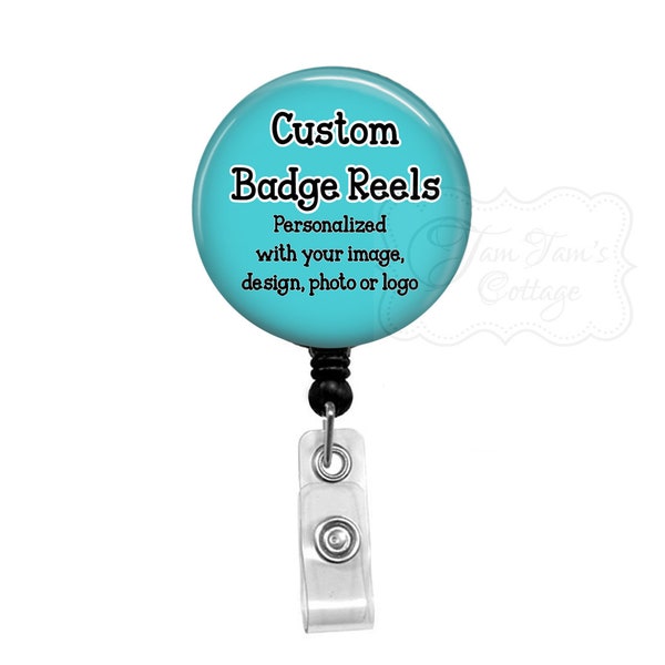 Custom Logo Badge Reel Etsy