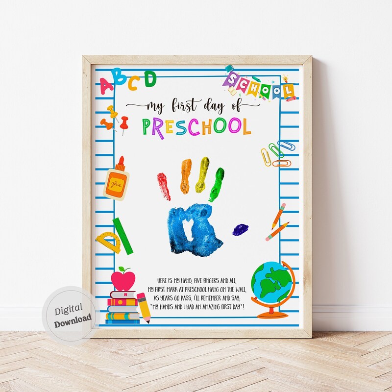 Preschool Sign - Etsy