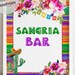 Printable Sangria Bar Sign Fiesta Signage Download Mexican - Etsy