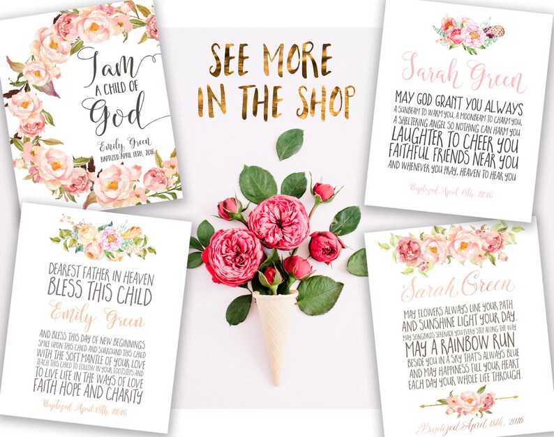 Edit yourself Girl Baptism Invite First Communion Invitation Christening Invite Baby Dedication Invite Confirmation Invite Instant Download