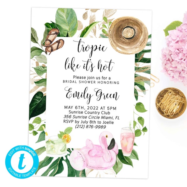 Bridal Shower Happy Hour Invitation Etsy Denmark